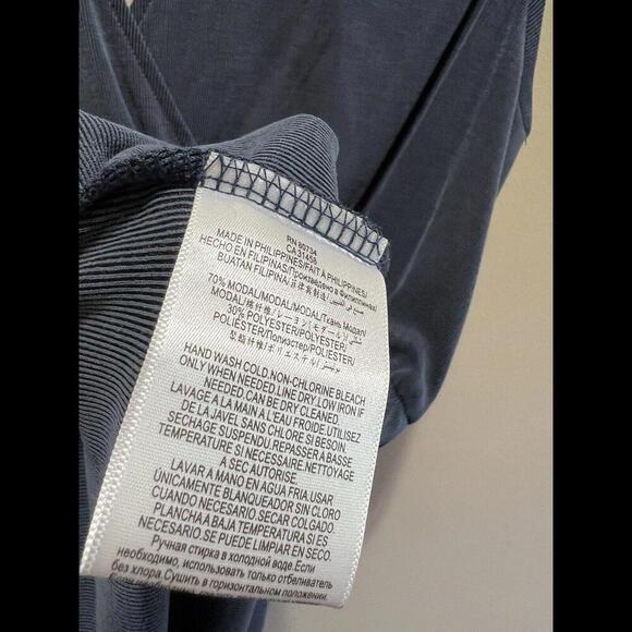 BCBG Generation Womens Navy Dress Faux Wrap ‎ Small  NWT - Picture 4 of 5